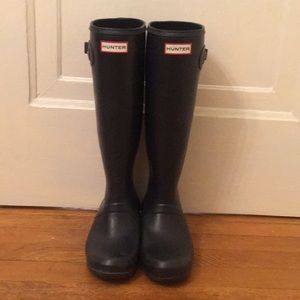 Navy blue Tall Original Hunter Rain Boots